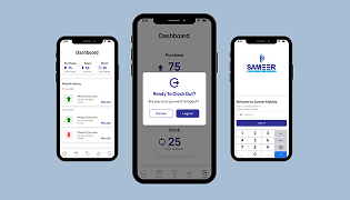 Sameer Mobile App Interface